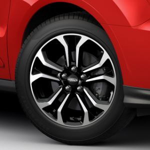 Disk iz lahke zlitine 17" 5 x 2 kraki, črn